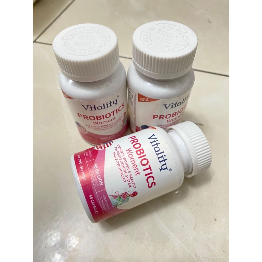 Vitality USA Probiotic Women Gut Health 60 Capsules Prebiotic Probiotic Kesehatan