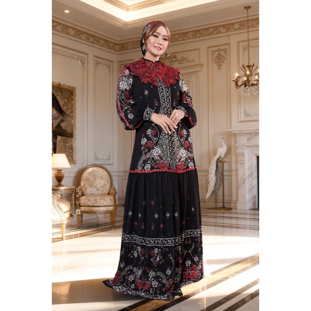 MANDJHA Velinne Dress By IVAN GUNAWAN Busana Muslim-ORIGINAL