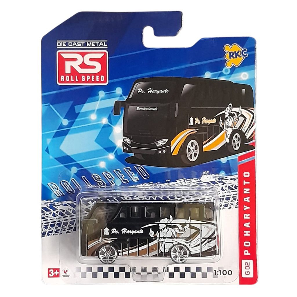 [ BEBAS PILIH ] MAINAN BUS DIE CAST PO. HARYANTO | MAINAN BUS BESI DIECAST SKALA 1:100
