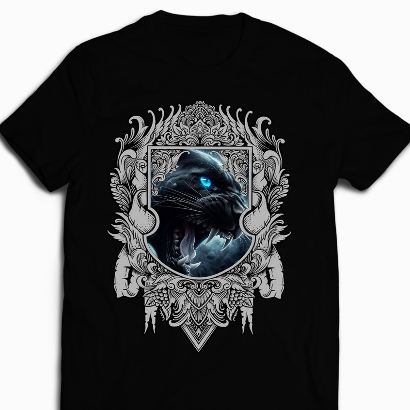 Kaos Macan Kumbang Bahan Katun Pakaian Unisex DTF Premium