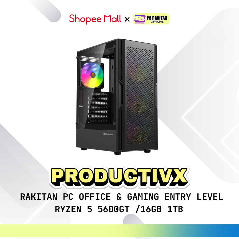 PC RAKITAN APEX RYZEN 5 5600GT /16GB 1TB RAKITAN GAMING