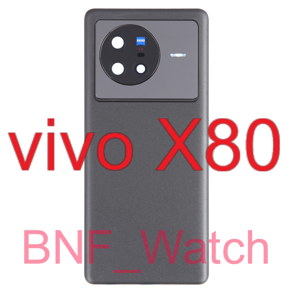 Original Backdoor - Back Cover - Tutup Belakang plus Lensa Kaca Kamera - Vivo X80 / V2183A / V2144