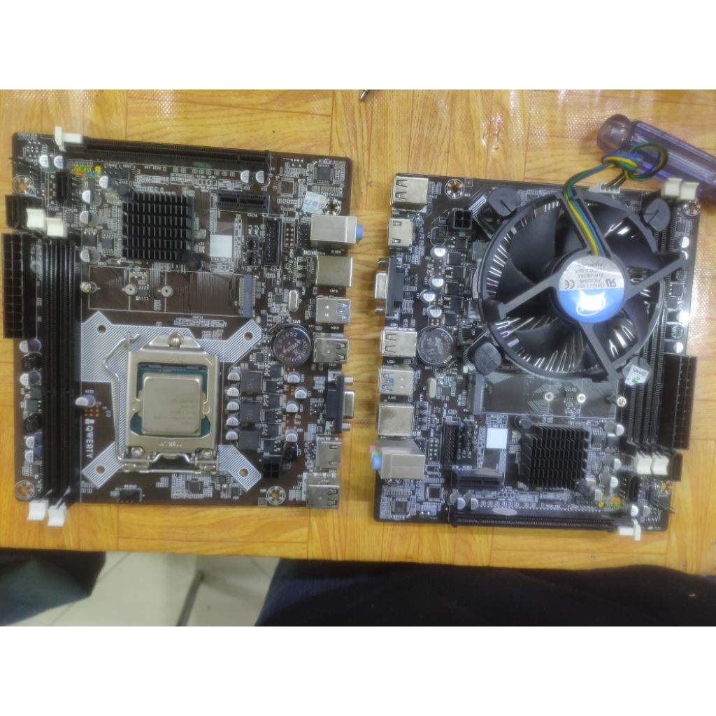 Mobo dan processor core i5 gen4 4 Fan Mobo h81 motherboard 1150 paket murah