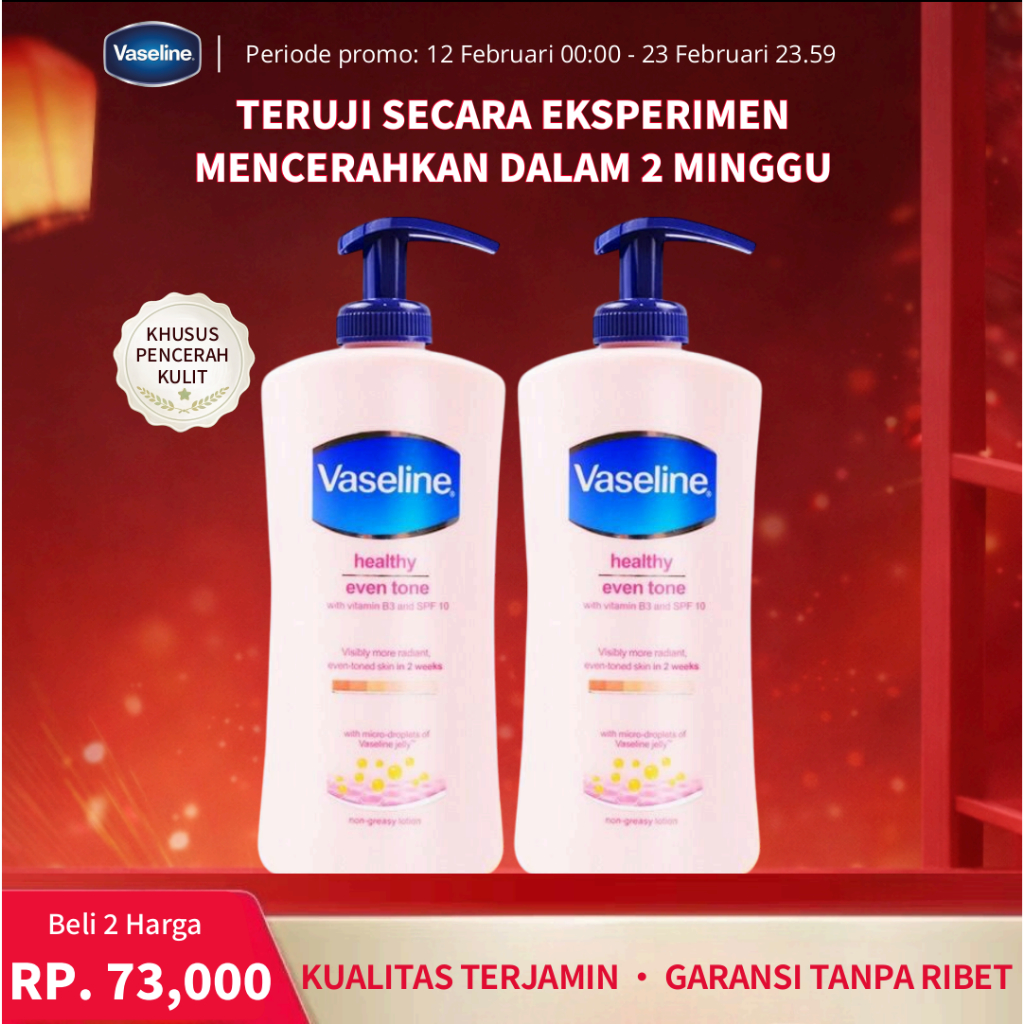Lotion tubuh Vaseline / Produk asli / 400ml