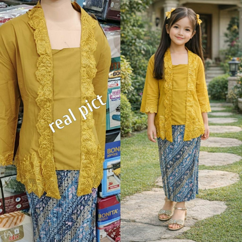 Set Kebaya Kutubaru Anak Tanggung /Remaja