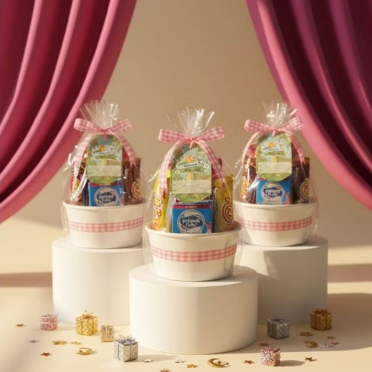 Hampers Ulang Tahun - Parcel Mini  -  Souvenir  Murah – Paket Bingkisan Mini Premium – Parcel Satuan