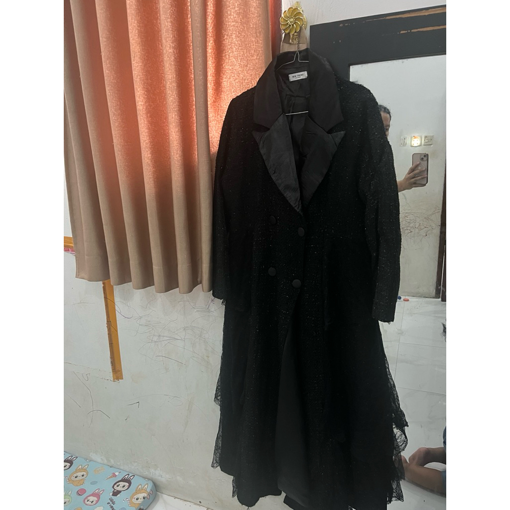 blazer coat dress tweed