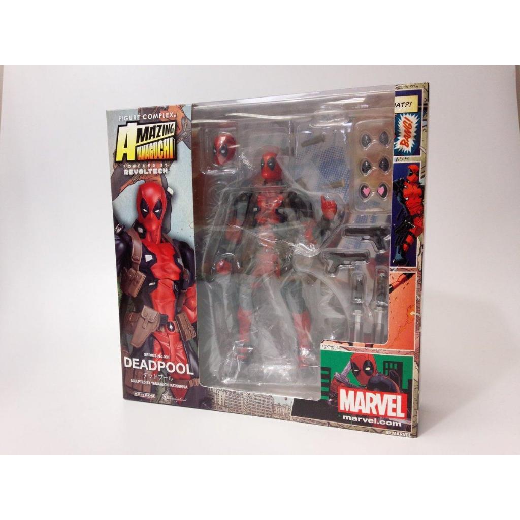 Revoltech Deadpool Amazing Marvel Yamaguchi 001 Kaiyodo Amecomi Katana