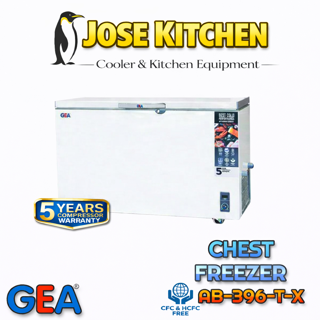 GEA Chest Freezer AB-396-T-X / AB396TX / AB 396 T X / Freezer