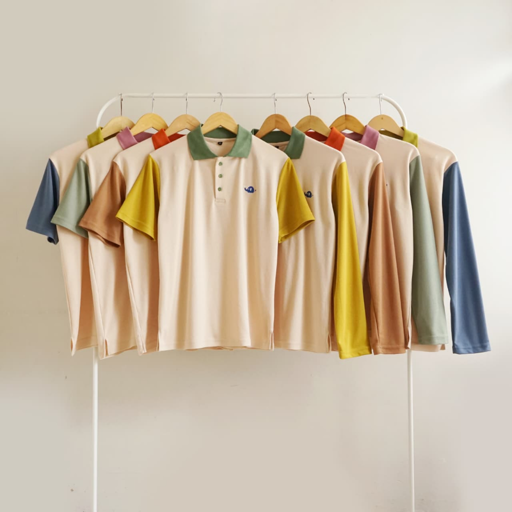 KINI POLO SERIES - Littlecaim - kaos polo couple anak & dewasa