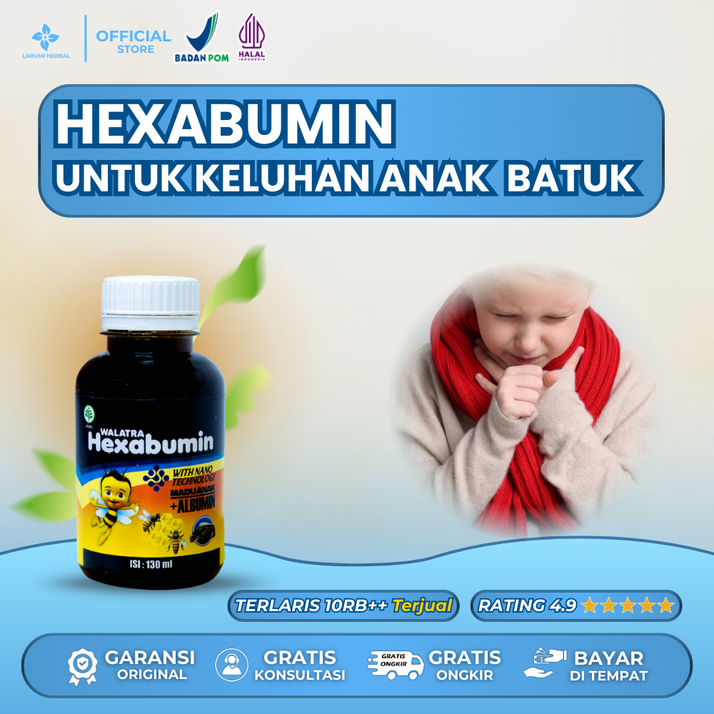 Walatra Hexabumin Obat Batuk Anak 100% Original Halal & Tanpa Efek Samping. MANJUR DAN TERBUKTI Tapi