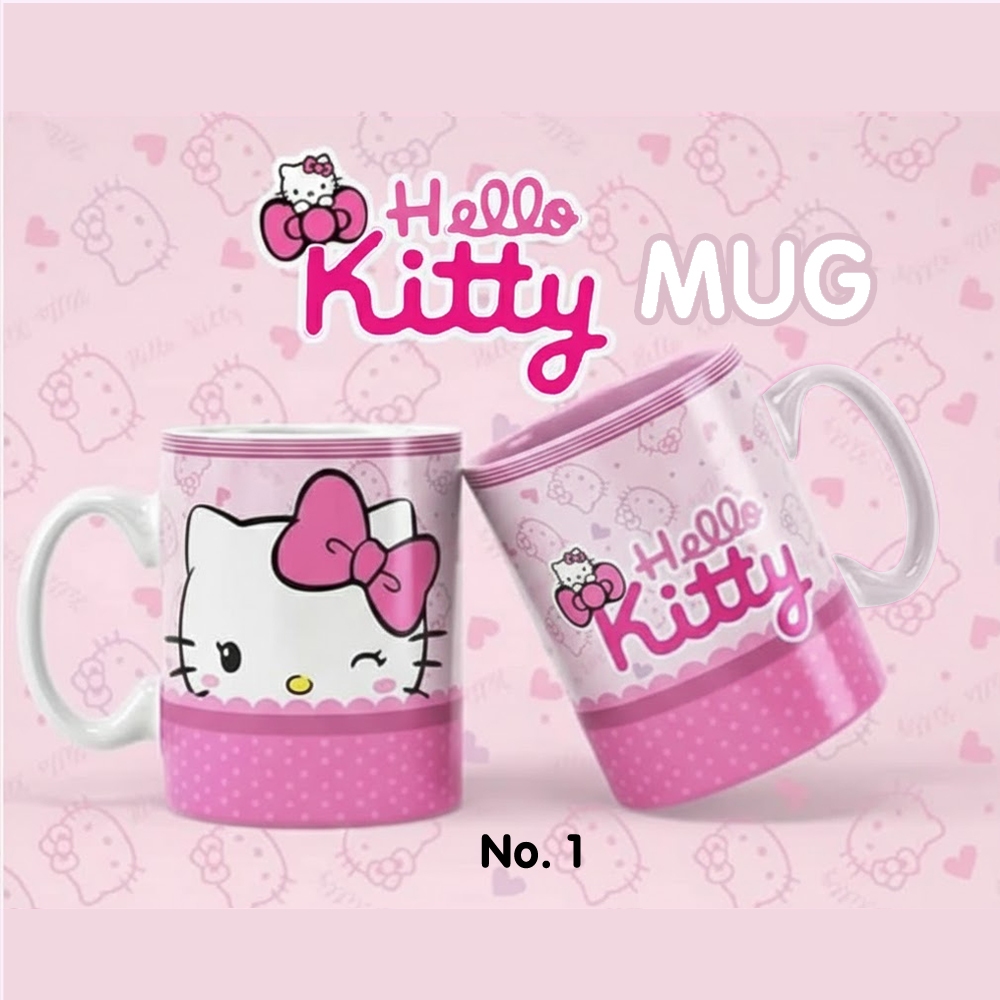 Mug Cute Pink / Mug Teh & Kopi Keramik