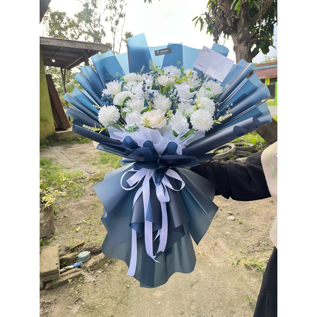 Buket Bunga Artificial  Premium (Mewah dan Besar) PROSES  CEPAT / Lamaran / Wisuda/Aniversry/Ulang T