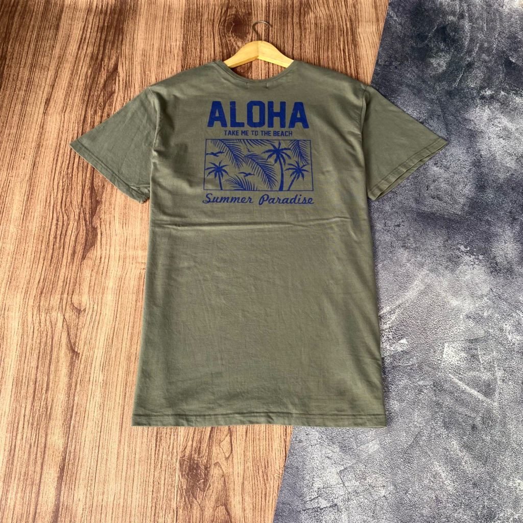 Aloha Back Print Tshirt