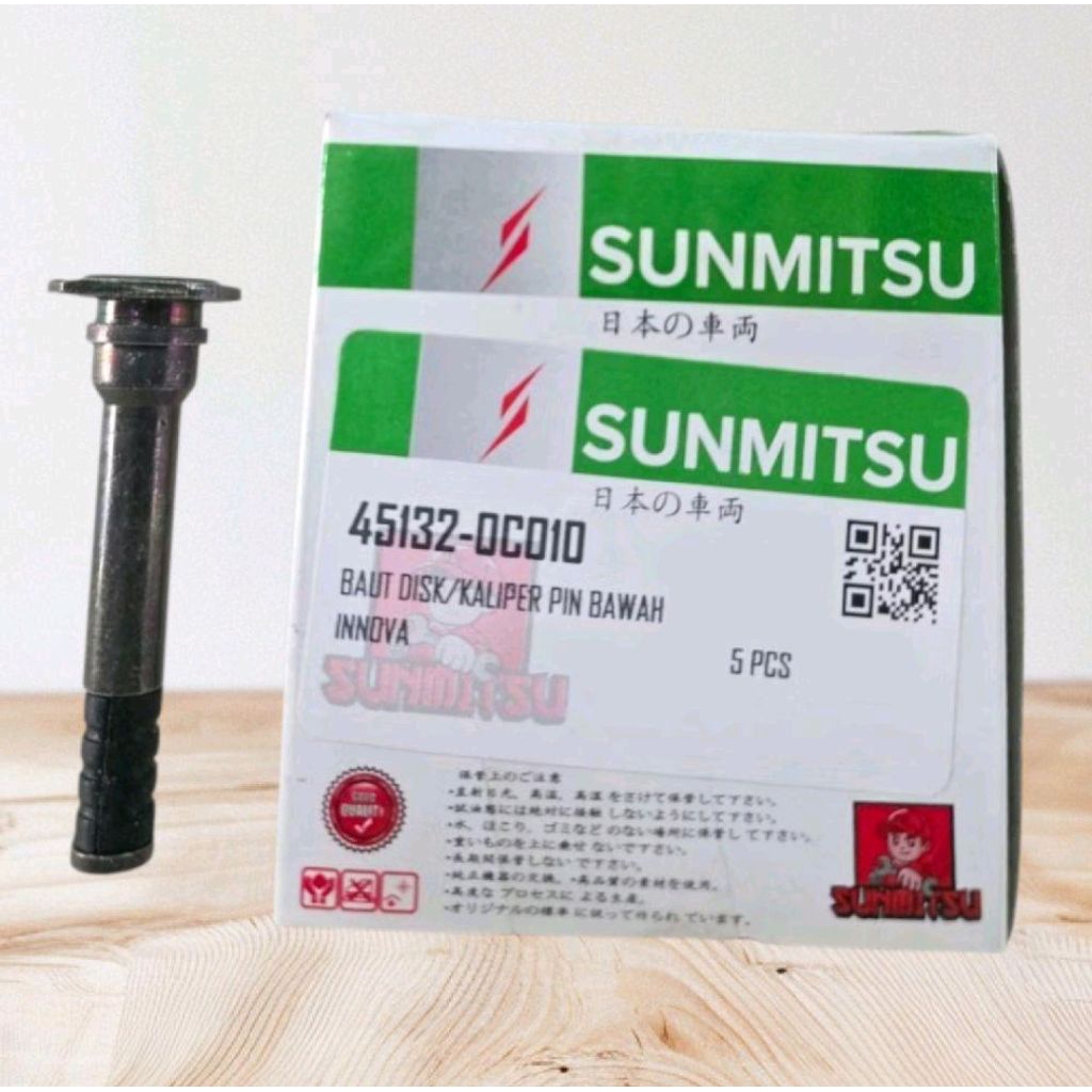 BAUT PEN CALIPER CAKRAM DEPAN PIN KALIPER MOBIL TOYOTA INNOVA FORTUNER HILUX RUSH TERIOS GRANDMAX LU