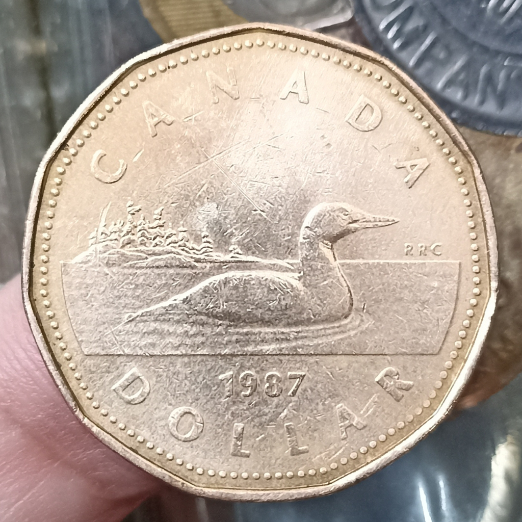 Koin Kuno Canada 1 Dollar - Elizabeth II