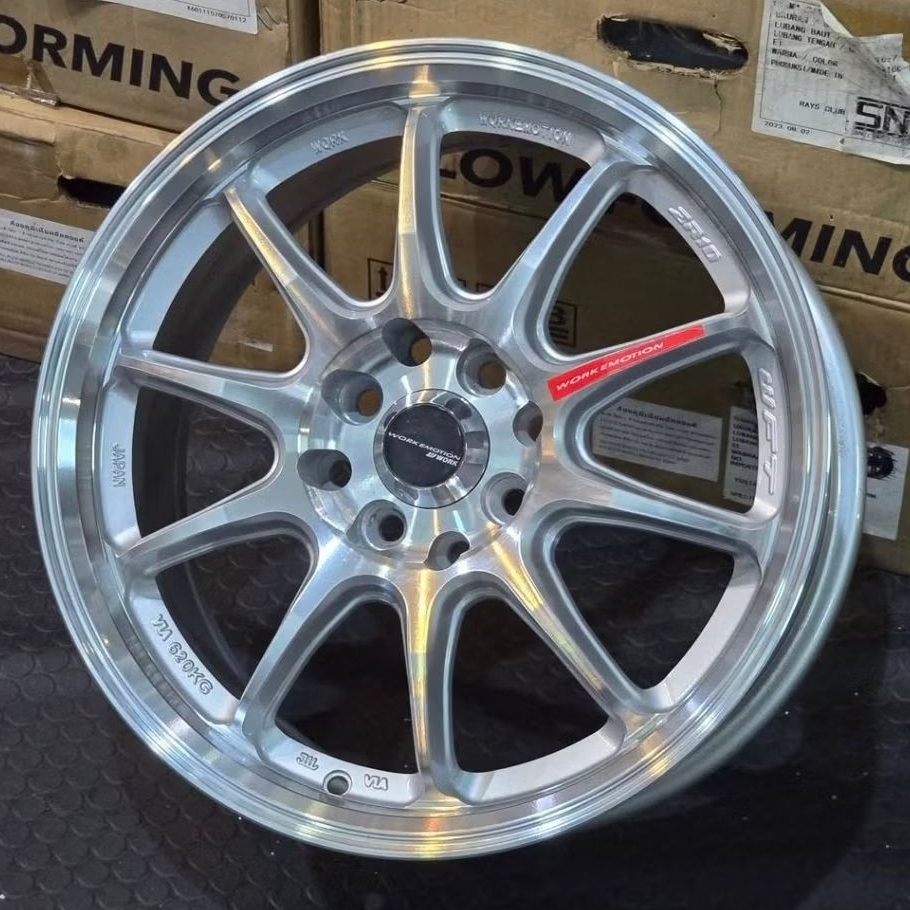 velg racing r16 WORK EMOTION ZR10 POLISH PCD 4X100 - 4X114,3 velg mobil ring 16 Avanza brio jazz Cit