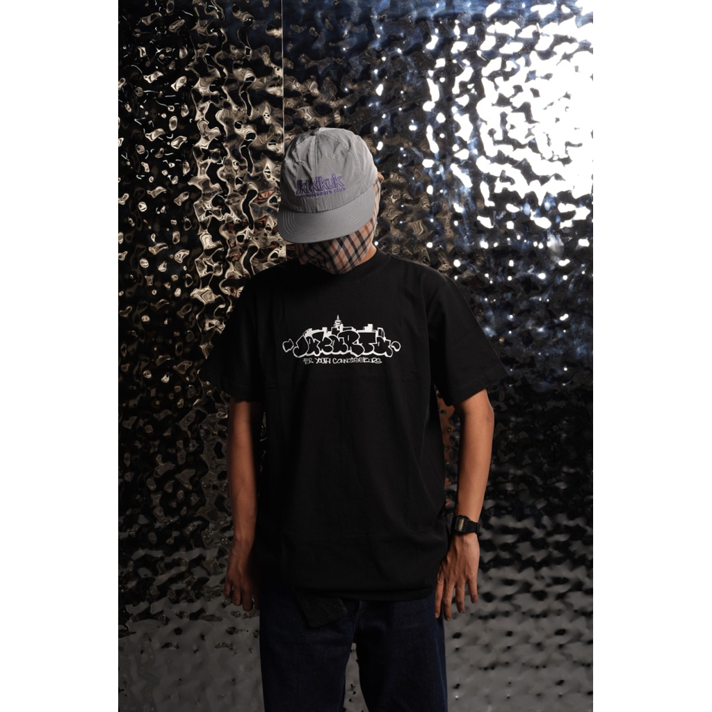 TSHIRT JAKARTA CITY IN GREY MISTY FROM JKT KIKUK