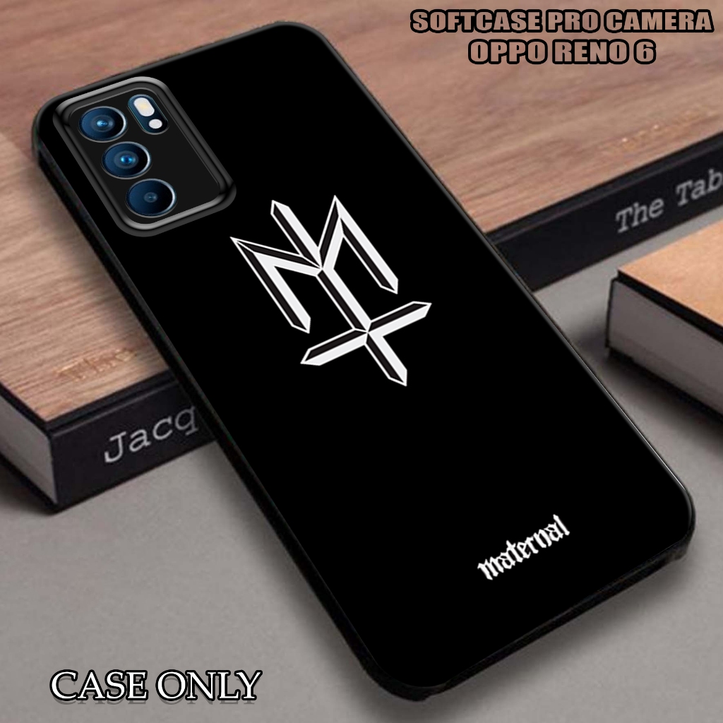 case oppo reno 6 - casing oppo reno 6 [ mtrnl ] silikon oppo reno 6 - kesing hp - casing hp  - case 