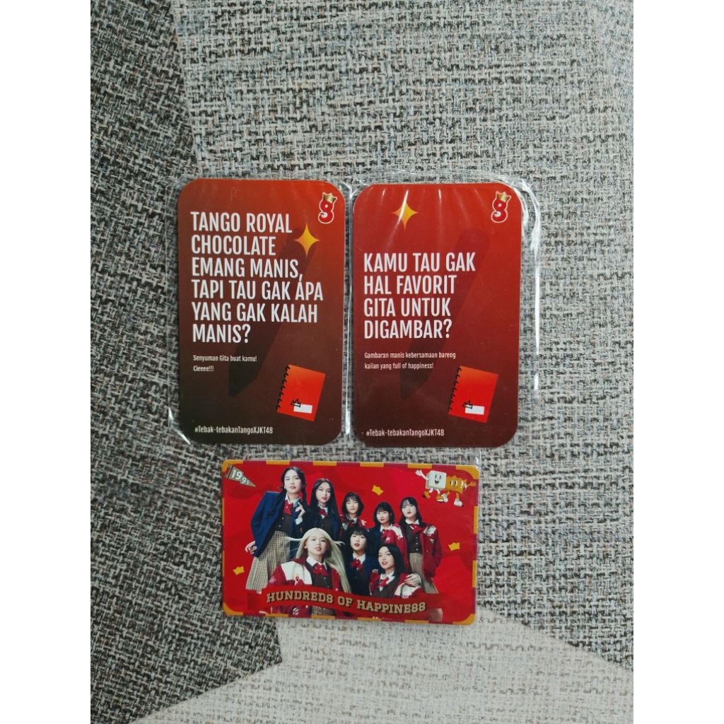 Photocard tango official jkt48