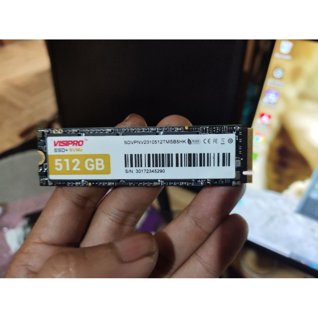 ssd mvme 512gb visipro