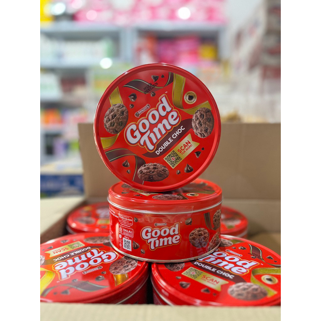 [1 KARTON ISI 12] GOOD TIME KALENG 133 GRAM ISI 12 KALENG GOOD TIME BULAT GOOD TIME KALENG GEPENG GO
