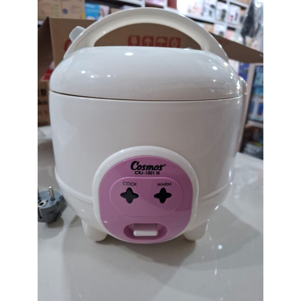Crj 1001 N Cosmos Rice Cooker Non Stick Magic Com 0.6 Liter Cosmos Crj1001N Cosmos Crj 1001 N