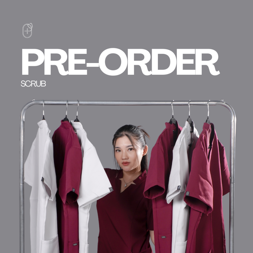 SCRUB [PREORDER] GEIA Scrub Dokter | Scrubs Dokter | Baju Dokter | Baju Dokter | Baju Oka | Baju OK 