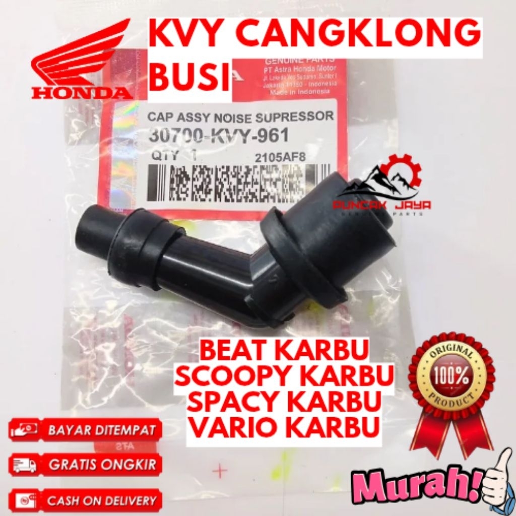 CANGKLONG BUSI ORIGINAL HONDA KODE KVY, CANGKLONG BUSI BEAT KARBU, CANGKLONG BUSI SCOOPY KARBU, CANG