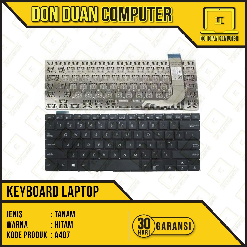 Keyboard Laptop Asus Vivobook A407 A407M A407MA A407U A407UA A407UB A407UF