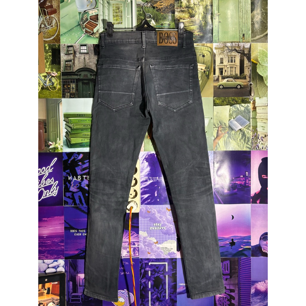 Hugo Boss Gray Washed Jeans Size 28 Preloved