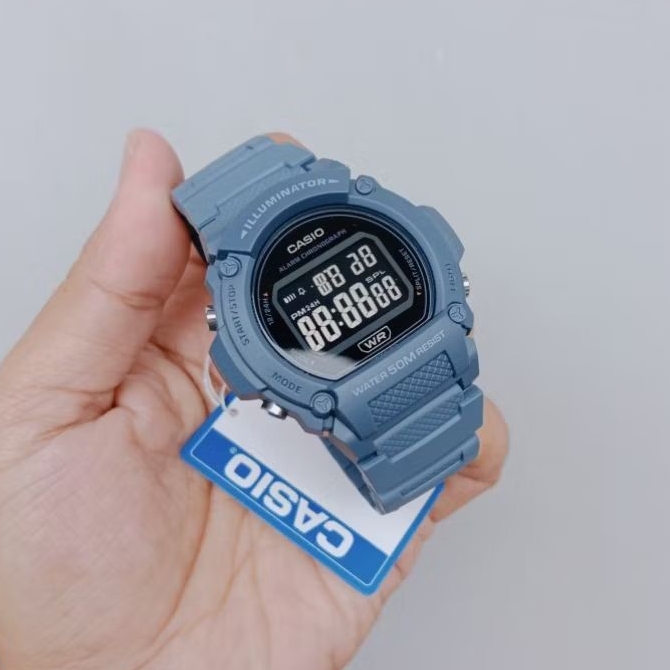 Casio iluminator blue