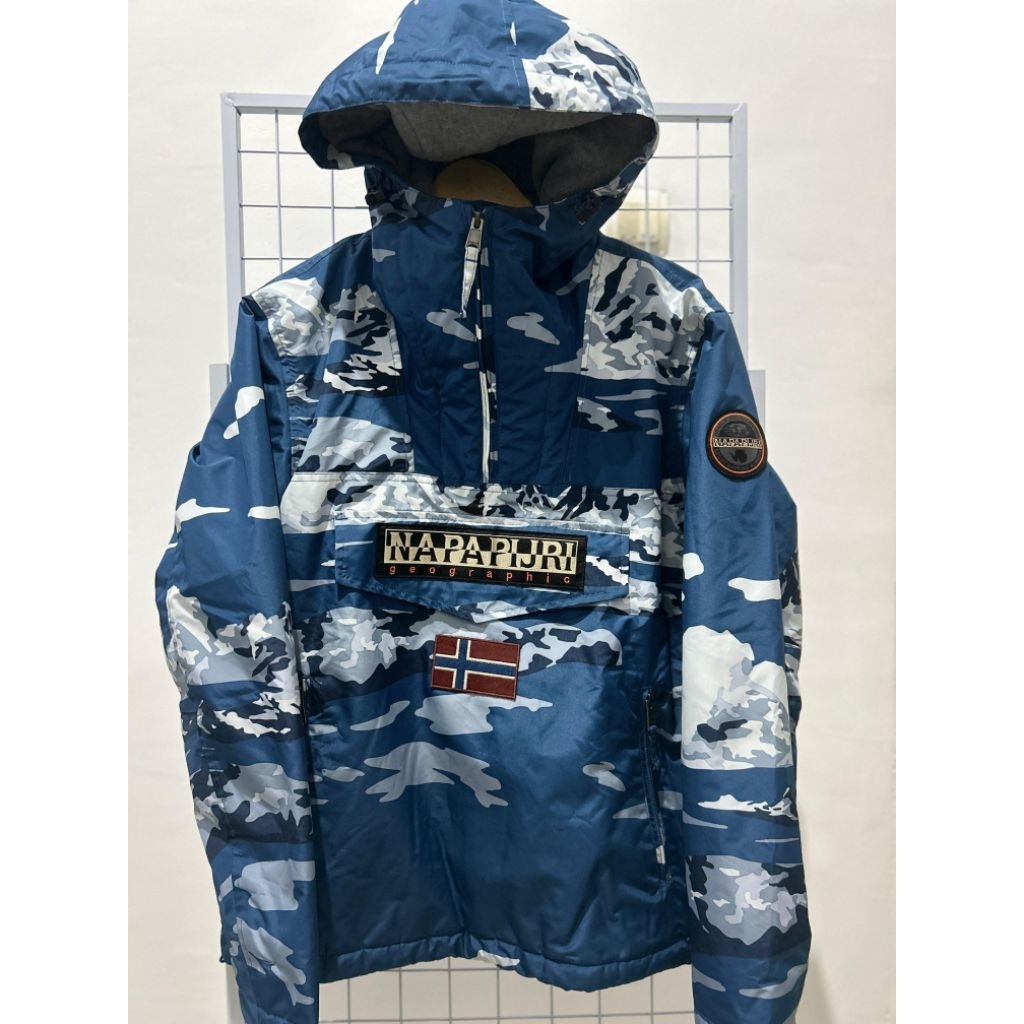 Jaket Napapijri Winter Rainforest double pocket - Camo Alpine