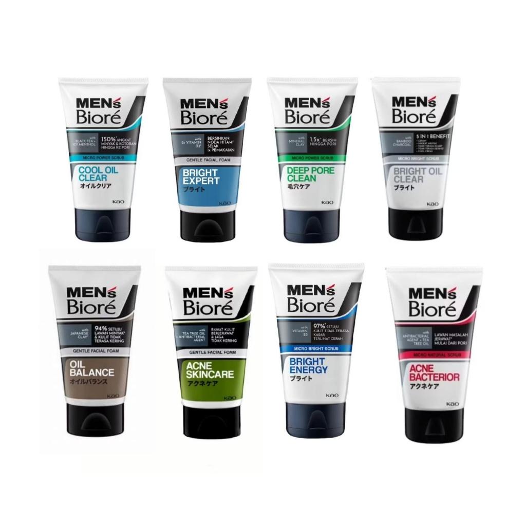 Men's Biore Face Wash 100gr - Sabun Muka Pria Biore