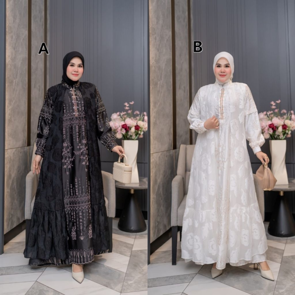 LULA DRESS SYAFEERA GAMIS PREMIUM RUMAH GAMIS SURABAYA