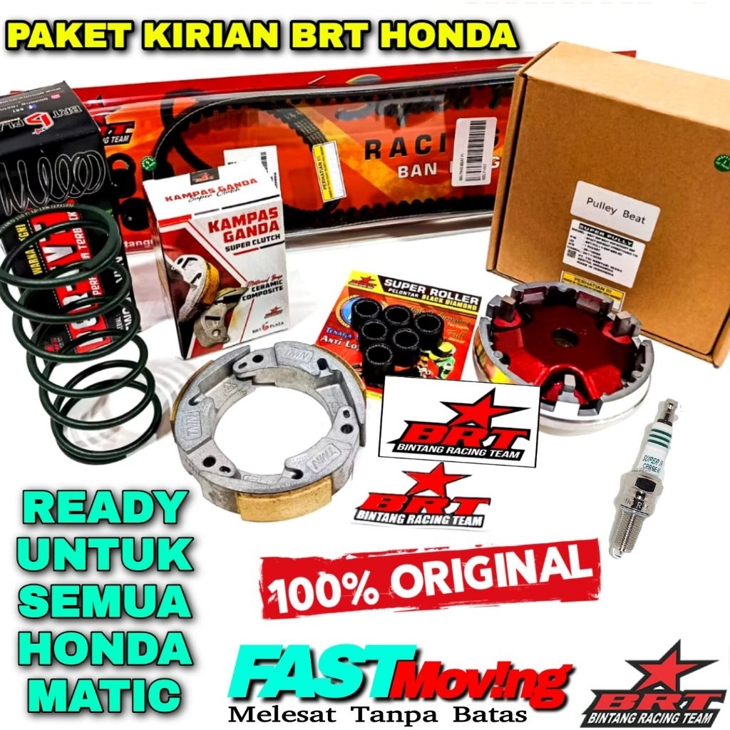 Paket Full Upgrade Kirian BRT BeAT Karbu Scoopy Spacy Carburator KVY