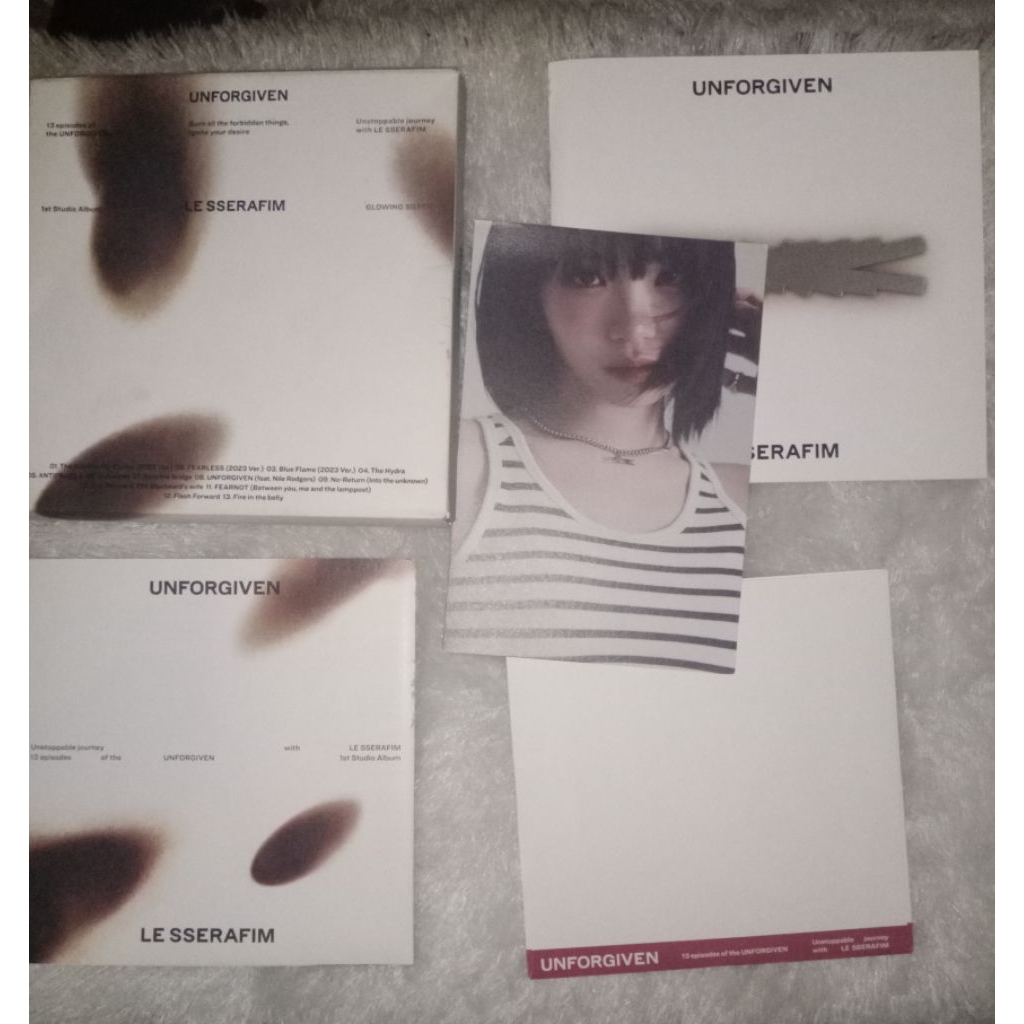 [CLEARANCE SALE] Album Only Unsealed Official - Le Sserafim Unforgiven Kim Chaewon