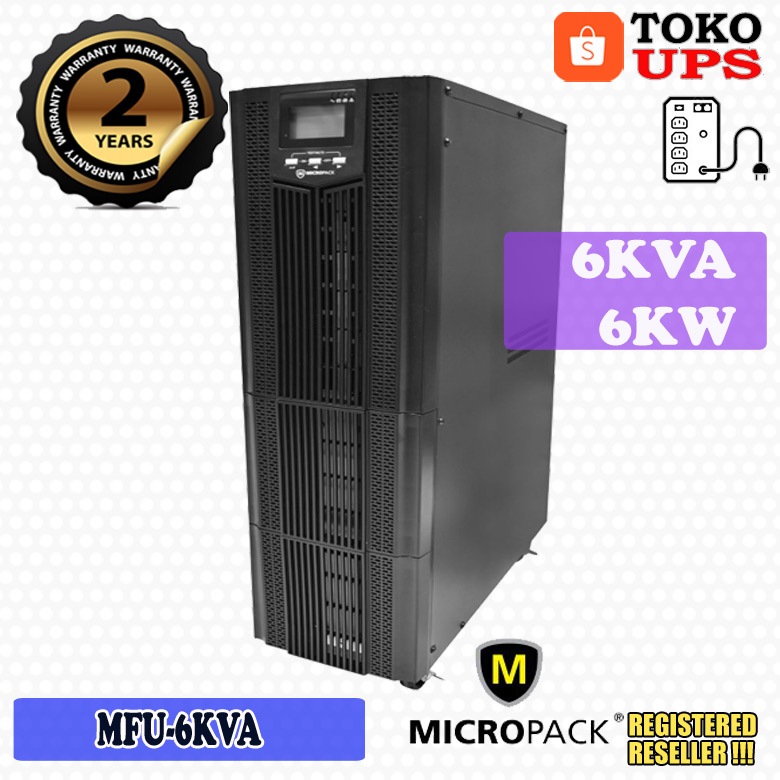 UPS Micropack MFU6KVA 6000VA 6000W UPS True Online