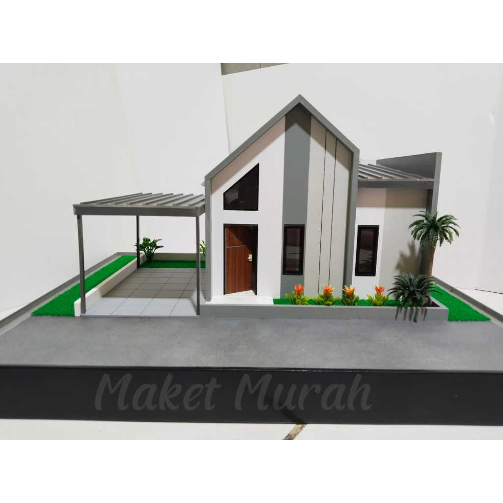 Maket Rumah Tipe 30/60 Skala 1:25 Miniatur Rumah Perumahan Jasa Maket Arsitektur  Maket Rumah Minima