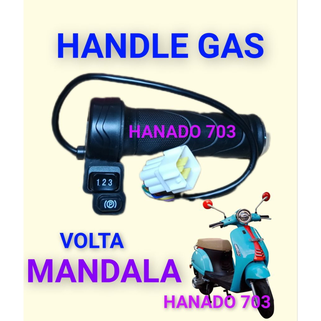 handle gas motor listrik volta mandala throttle gas sepeda listrik volta mandala