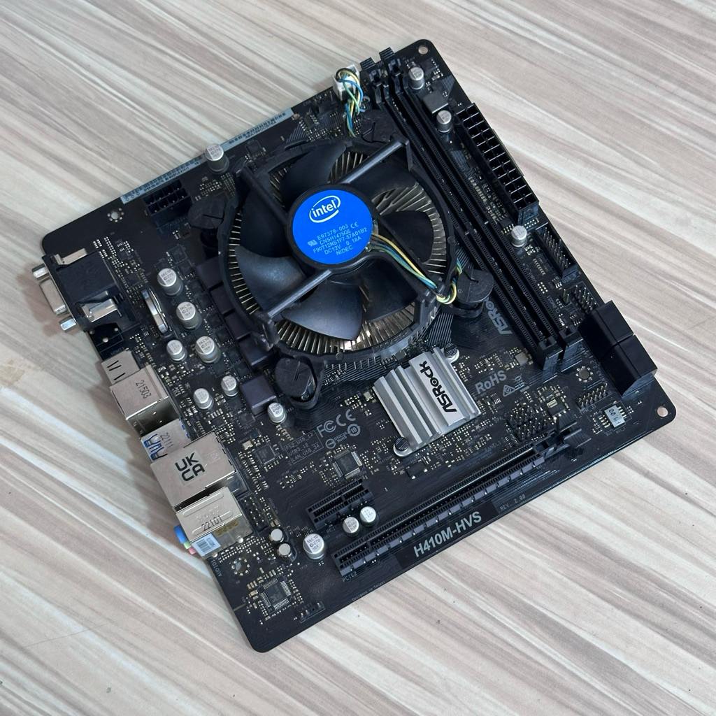 H410m asrock + i5 10400f (back panel ada)
