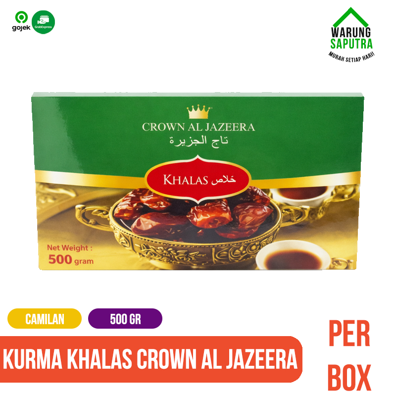Kurma Khalas / Kurma Crown Al Jazeera Box 500 gr