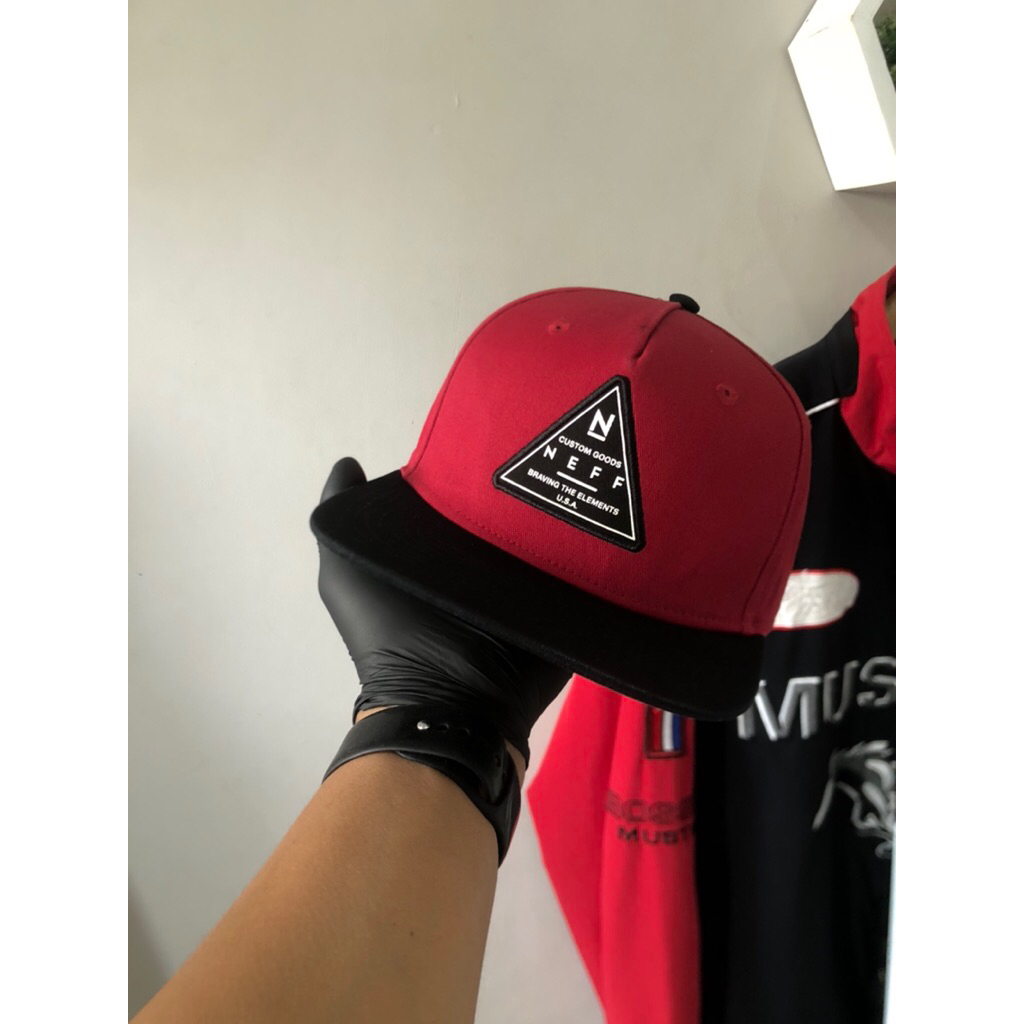 topi skate neff original a frame triangle logo