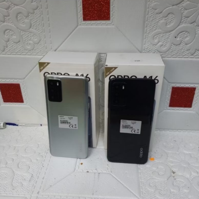 OPPO A16 RAM 3/32 & 4/64 BEKAS GARANSI RESMI