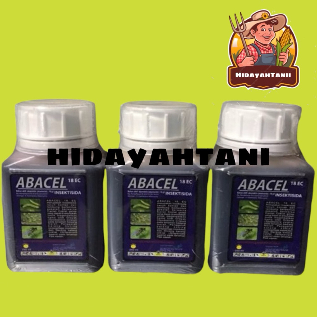 Abacel 18EC 250ml Insektisida Abamectin 18 g/l Mengendalikan Hama Thrips dan Ulat Grayak Excel Demol