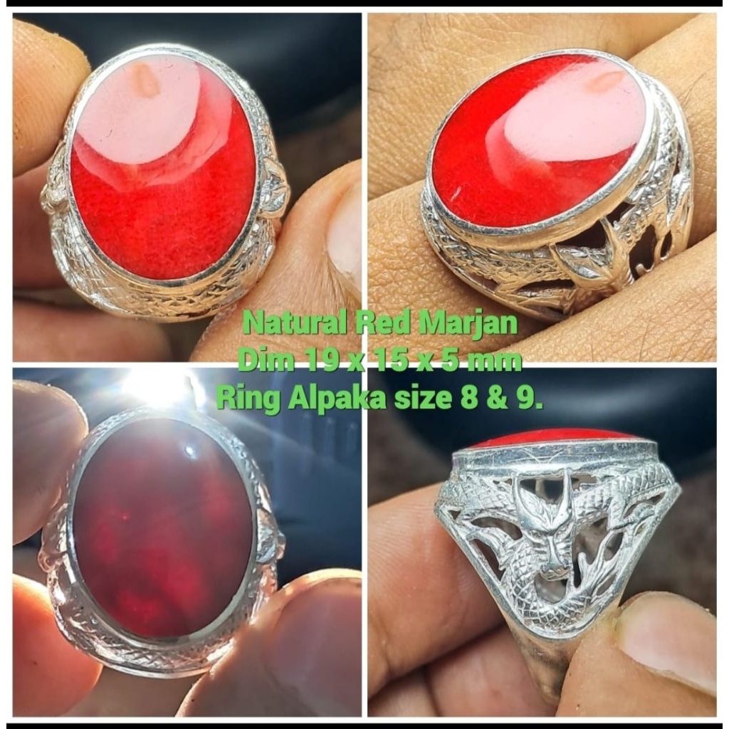 cincin red marjan