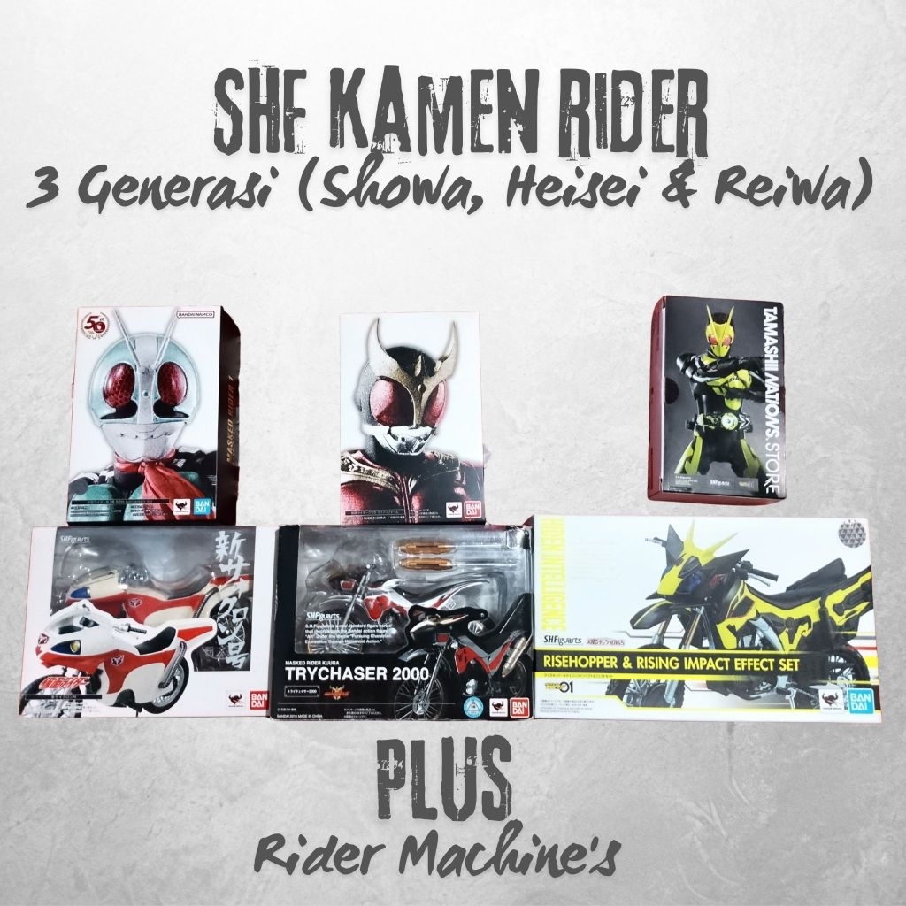 SHF Kamen Rider 3 Era & Rider Machine