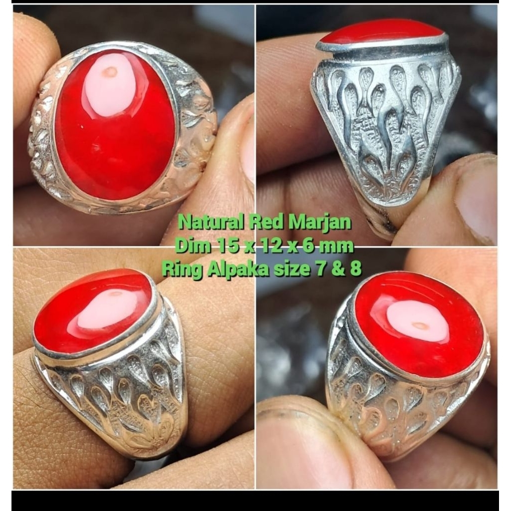 cincin red marjan