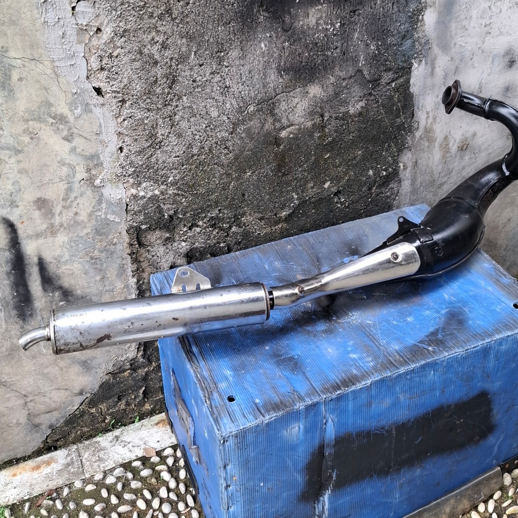 Knalpot ninja r lama ninja r KIS original bekas (sudah bobok)