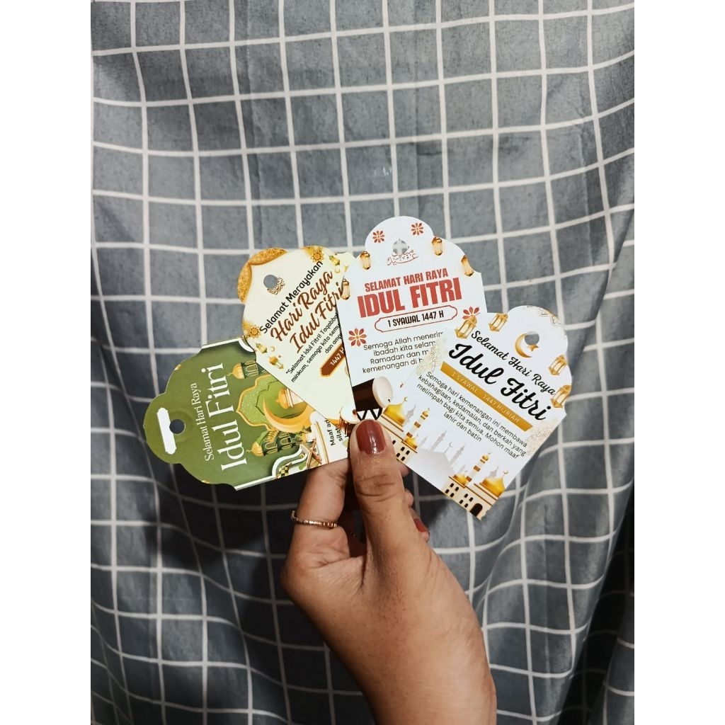 Ready Stok Kartu Ucapan Selamat Hari Raya Idul Fitri 2026/Hiasan Parcel/ Kartu Lebaran/Ucapan Lebara